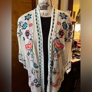 Duster with embroidery New